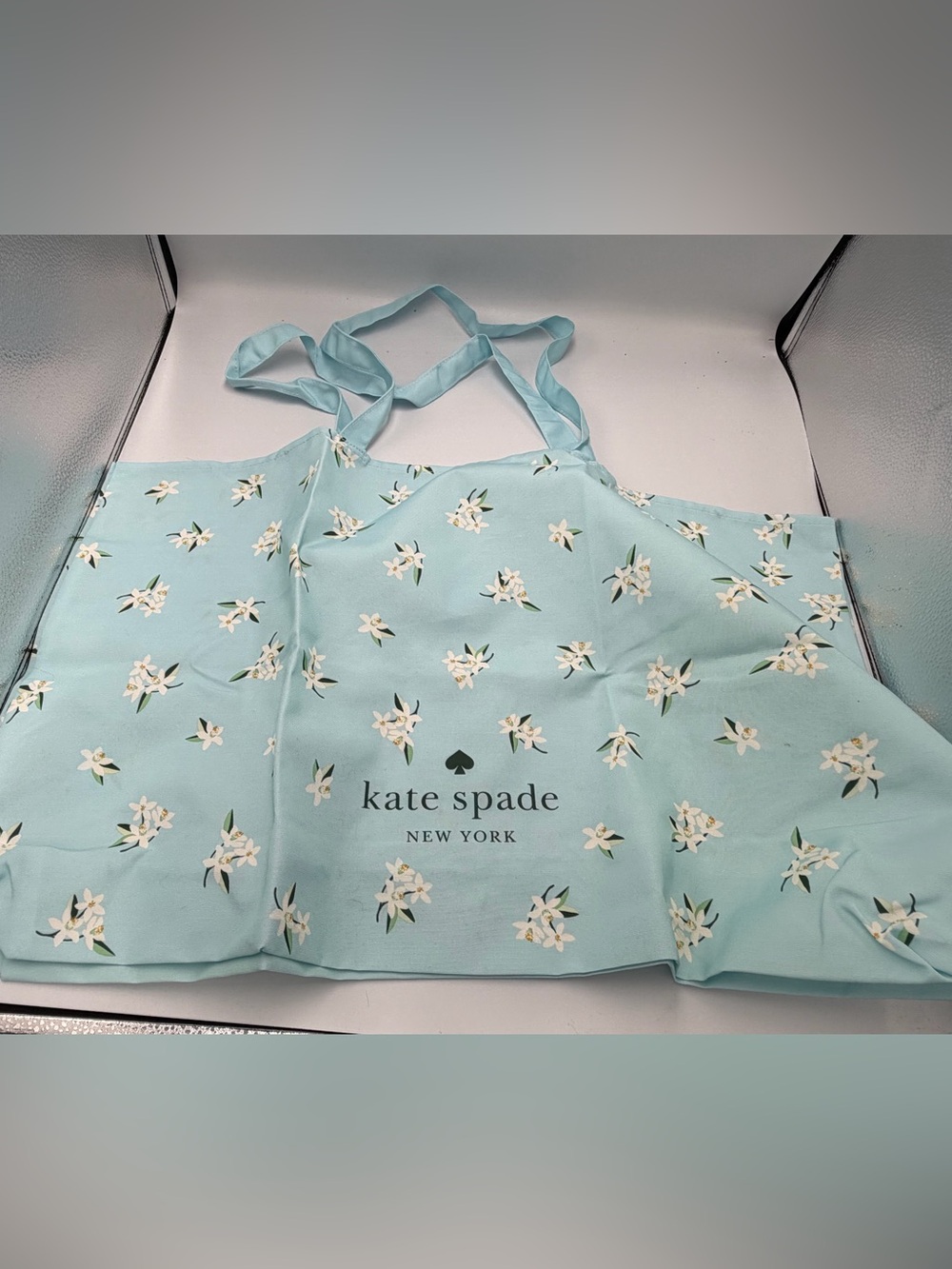 New Kate spade Large Floral Blue Shopping Tote